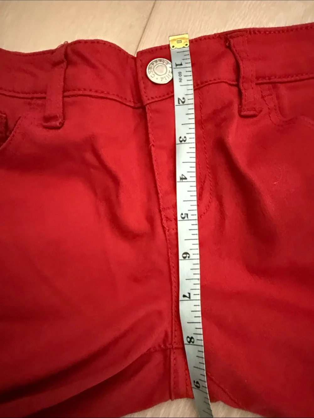 Celebrity Pink Vibrant Red Skinny Jeans
